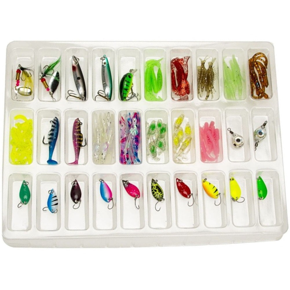 30 Days Fish Baits Box Mystery Tackle Box Fishing Lures Set for Fisherman