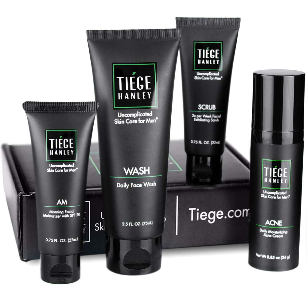 Tiege Hanley Men's Acne System Level 1 Acne Treatment Products for