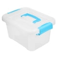thumbnail image 1 of Laundry Pod Container Dryer Sheet Holder Dispenser Semi-Transparent Plastic Storage Box With Handle Laundry Room Organization Laundry Accessories For 100 Laundry Pod, 1 of 7