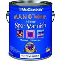 McCloskey Man O War Spar Varnish Satin Gloss - Water-Resistant - 1 gal