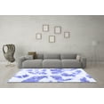 thumbnail image 3 of Ahgly Company Indoor Rectangle Abstract Blue Modern Area Rugs, 5' x 8', 3 of 4