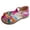 Hot Pink, variant on Fisherman Sandals fot Girls Color Block Strappy Closed Toe Casual T-Strap Walking Shoes Wedding Flower Girl Dress Shoes Red 9 Toddler