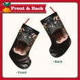 thumbnail image 2 of Lsque Playful Baby Hippo Splash Pattern 18 Inch Christmas Stockings, Festive Holiday Stocking for Christmas Decorations Holiday Decor, 2 of 8