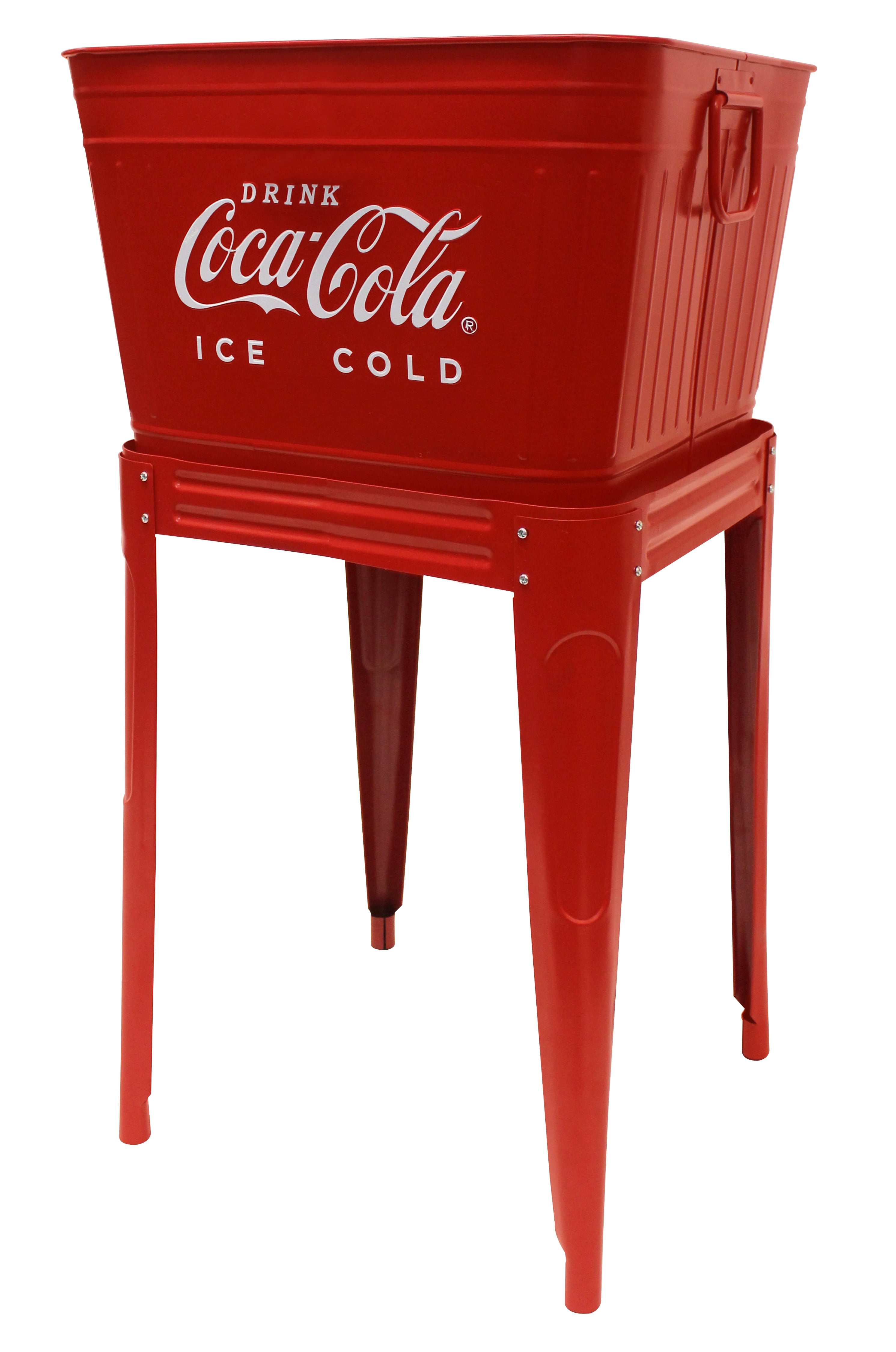 Leigh Country CP 98092 Red 42 Qt. Steel Coca-Cola Wash Tub