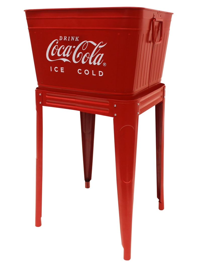 Leigh Country CP 98092 Red 42 Qt. Steel Coca-Cola Wash Tub With
