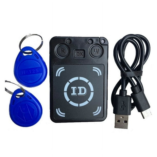 Mini Programador RFID de 125 KHz, Duplicador, Copiador, Escritor, Lector, Clonador de Tarjetas de Identificación y Llave Regrabable