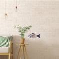 thumbnail image 2 of Adorno colgante de estilo mediterráneo con forma de pez, decoración costera para el hogar, pared de madera, decoración de peces para restaurante, decoración de habitación oceánica., 2 of 6