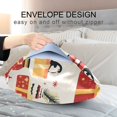 thumbnail image 4 of Yayeee Pillowcase King Size Set of 2 Satin Wrinkle Resistant Pillow Case, Christmas Gift Train, 4 of 8