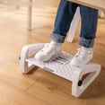 thumbnail image 4 of Dvkptbk Office Massage Footstool Changeable Height Footstool for Under Desk At Work, Under Desk Footrest WithRoller Massage, Comfortable Desk Footstool for Pressure Relief, 4 of 8
