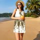 thumbnail image 3 of Fotbe Cattle Drive By Two Cowboys Vestido de Verano sin Mangas para Mujer – Vestido Midi Línea A, Estilo Camiseta Floral, Vestido Playero Casual y Fluido, 3 of 7