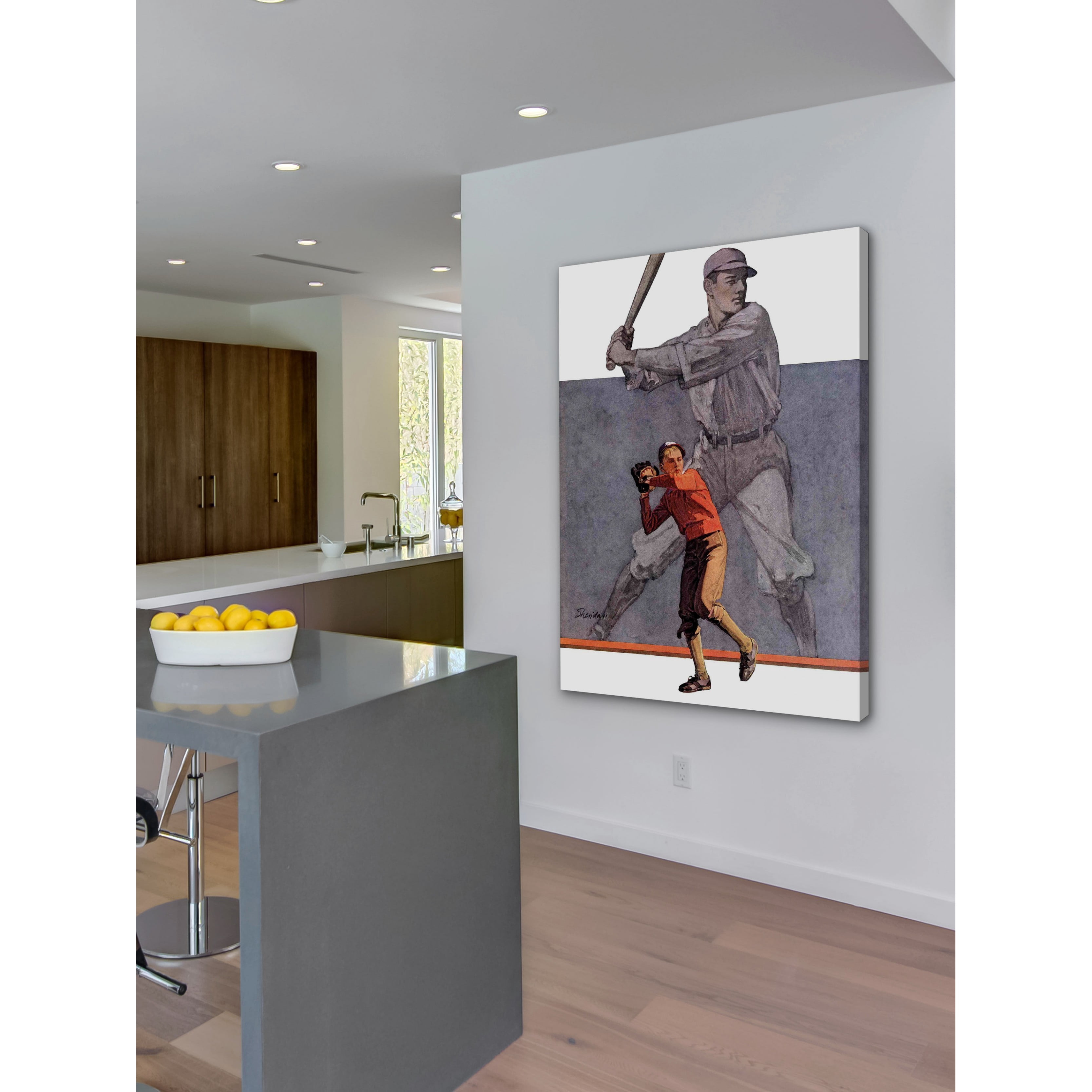 Marmont Hill Shadow Batter by John E. Sheridan Painting Print on Canvas