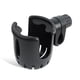thumbnail image 1 of Yuarrent Portavasos para cochecito, estante de almacenamiento de botellas de transporte Universal ajustable, organizador de cochecito de bicicleta montado Ciclismo Negro Yuarrent OD021877-01, 1 of 6