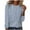 ZA-Blue, variant on Frostluinai Striped Long Sleeve Shirts Women Crew Neck Casual Tops Comzy Fall T Shirts Basic Dressy Business Work Pullover Loose Fit Blouses