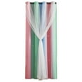 thumbnail image 2 of Rainbow-colored curtains Panels Gradient Curtains Draperies For Kids Girls Bedroom Living Room Double Window Curtains Thermal Insulated, 2 of 9