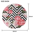 thumbnail image 2 of Round Tablecloth 60x60 Inch flower Round Spring Summer Table Cover for Party Picnic Dinner, 2 of 5