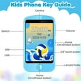 thumbnail image 6 of TOPCHANCES Kids Toy Phone for Toddlers, Electronic Learning Toy with Phone Calls, 19 Educational Games, Camera, Christmas Birthday Gifts for Boys Girls Age 3+, Blue, 6 of 10