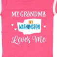 thumbnail image 4 of Inktastic Washington Grandma Loves Me Boys or Girls Baby Bodysuit, 4 of 5