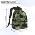 thumbnail image 4 of Lsque Camouflage Shark Classic Casual Backpack - Large Capacity Water-Resistant Backpack for School, Work, Travel, and Outdoor Activities, 4 of 8