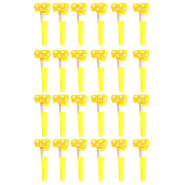 24 piezas de soplador de fiesta, bocinas de fiesta, matracas de ruido, silbatos, graznidos de fiesta, sopladores de ruido con flecos para cumpleaños, graduación, eventos deportivos, suministros de recuerdo de fiesta Zhivalor BST3073303-3