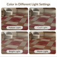 thumbnail image 7 of ODIKA 8'x10' Washable Area Rug Pile Shaped Contemporary Rectangular Panel Neutral Abstract Minimalist for King Size Bedroom Under Bed, Master Suite, Non-Shedding, Easy Care, 7 of 7
