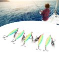 thumbnail image 4 of Señuelos artificiales 5 uds herramienta de pesca de tentación fuerte señuelos de anzuelo triple fuerte penetración para agua salada ANGGREK  Otros, 4 of 8