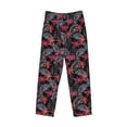 thumbnail image 2 of Vsdgher Colorful Hawaii Palms Print Mens Pajama Pants Sleep & Lounge Pants, PJ Bottoms With elastic waistb and Pockets, 2 of 5