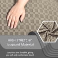 thumbnail image 2 of Funda reclinable ULTICOR de 4 piezas, jacquard, color topo, 2 of 6