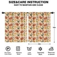 thumbnail image 2 of Blackout Kids Curtains,Hedgehog Floral Pattern Childrens Insulated Curtains Set Of 2,Bedroom Essentials,Toddler Room Decor 42"x54"(106x137cm), 2 of 4