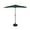 Dark Green, variant on Andrea 9-Ft. Half Umbrella with Bronze Finish Fillable Base Grey Stripe