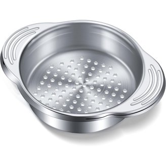 Stainless Steel Can Drainer & Oil Press - Compact 11.8x9.3cm Food Strainer For Tuna, Fruit, Noodles & More | Easy Clean Kitchen Tool 3 thumbnail image