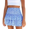 thumbnail image 1 of UANWENN Womens Sexy Skirt Pleated Skirt Ruffle Printed Skirt Fashion Printed Pleated Lace Skirt Rave Skirt Overall Skirt for Women Short Skirts Summer Skirts Mini Skirts for Women Long Skirt Mobile, 1 of 6