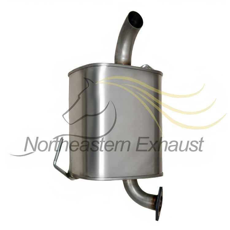 Northeastern Exhaust Stainless Steel Direct-Fit Rear Exhaust Muffler Compatible with 2010–2015 Subaru Outback 2.5L | Includes Clamp | Automotive Replacement Part