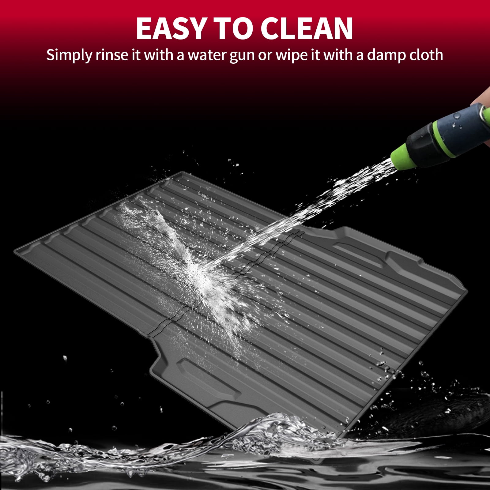 DIKSOAKR Truck Bed Mat for Chevy Colorado 2023-2025 ,Custom Fit Chevy Colorado Bed Accessories Cargo Mat Anti-Slip All Weather Trunk Mats