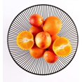 thumbnail image 3 of Frutas, verduras, huevos, cesta de pan, despensa de alambre de acero inoxidable de estilo moderno en el mostrador de la cocina - pieza central decorativa, 3 of 6