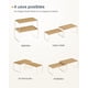 thumbnail image 4 of Estante Organizador, Juego de 2 Estantes para Mostrador, Organizador Cocina, Especiero, Apilable, Metal y Bambú, Beige Natural, 4 of 7