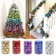 thumbnail image 4 of 34 bolas de decoración para árbol de Navidad de 4 cm de color rojo, adornos para colgar en la pared, decoración para fiestas de Navidad, bolas de Navidad, Año Nuevo, 4 of 5