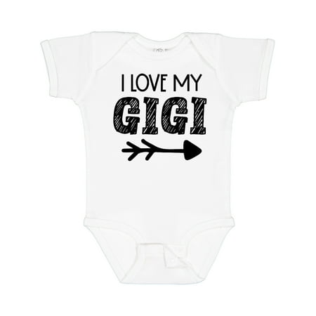 

Inktastic I Love My Gigi with Arrow Gift Baby Boy or Baby Girl Bodysuit