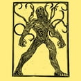 thumbnail image 2 of Junior's Marvel Eternals Kro Woodcut Racerback Tank Top Banana 2X Large, 2 of 4