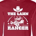 thumbnail image 4 of Inktastic Father's Day the Lawn Ranger with Mower Long Sleeve T-Shirt, 4 of 5