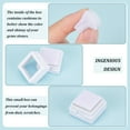 thumbnail image 4 of 36 pc 36 Pack Gemstone Display Box White Acrylic Diamond Display Case Jewelry Box Container with Clear Lids White Sponge 0.8x0.6" for Gems Coins Diamond Gift Packing, 4 of 9