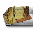 thumbnail image 3 of African Soft Flannel Fleece Throw Blanket, Girl Dressed in Under Sun Folk Culture Inspirations, Cozy Plush for Indoor and Outdoor Use, 60" x 80", Multicolor, by Ambesonne, 3 of 6