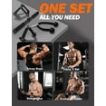 thumbnail image 2 of Cable Machine Attachment Set, LAT Pulldown Attachments for Home Gym Equipment, Tricep Pull Down Attachment for Home Gym Accessories, LAT Pull Down Bar and Tricep Rope Cable Attachment, 2 of 6