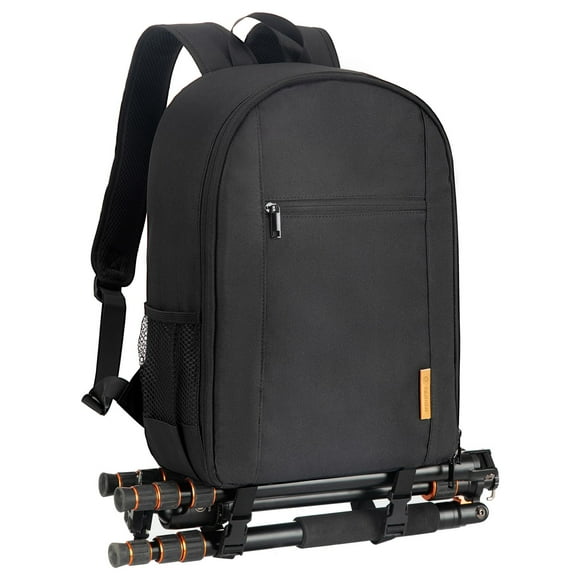 TARION Camera Backpack, Waterproof Photography Case Bag with 14'' Laptop Compartment and Rain Cover for DSLR SLR Camera Lens Flash Accessories, Tb-m-B
