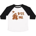 thumbnail image 3 of Inktastic Bite Me Gingerbread Boys or Girls Toddler T-Shirt, 3 of 5