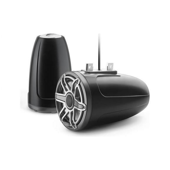 JL Audio 7.7-Inch M6 ETXv3 Tower Speaker System, Gunmetal & Titanium, Sport Grille