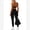 Black, variant on Workout Sets for Women Seamless Butt Lifting Leggings Halter Sports Bra Scoop Neck Backless Yoga Outfit 2 Piece Gym Running Outfits