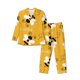 thumbnail image 1 of Fotbe Cute Bee Butterfly Yelllow Pijama de Hombre con Estampado de Manga Larga, Conjunto de 2 Piezas, Ropa de Dormir Suave y Cómoda con Bolsillos-Small, 1 of 7