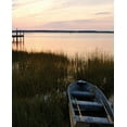 thumbnail image 2 of Alan Hausenflock 20x24 White Modern Wood Framed Wall Art Titled - Channel Sunset IV, 2 of 5