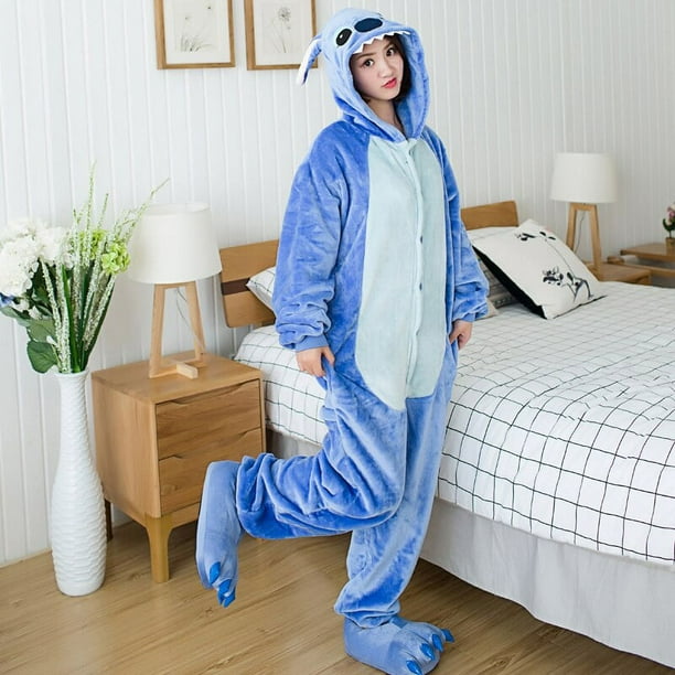 Beileda Winter Stitch Pajamas Adults Unicorn Animal Sleepwear Totoro Onesies Women Men Unisex Flannel Nightie Female Home Clothes Sets Other