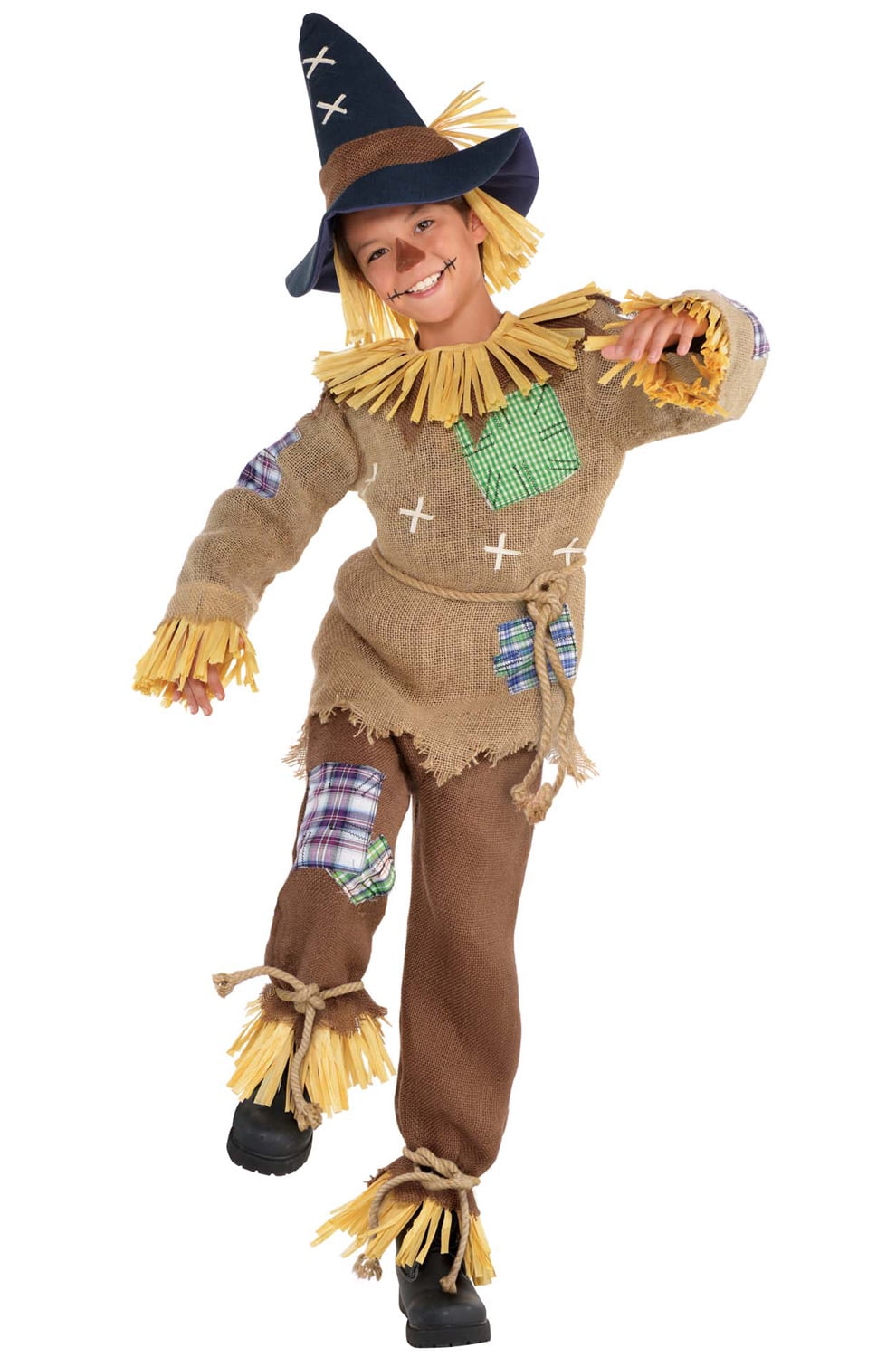 Details about   Scarecrow Girl Wizard of Oz Child Medium Costume #733 